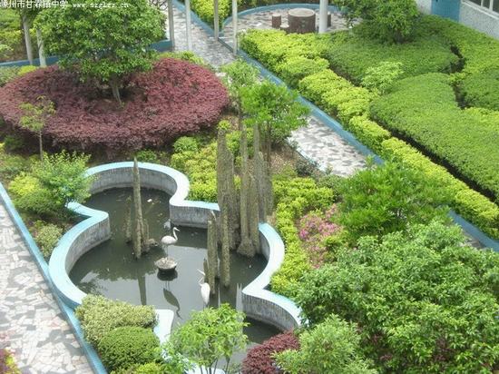 學校(xiào)綠(lǜ)化(huà)效果圖