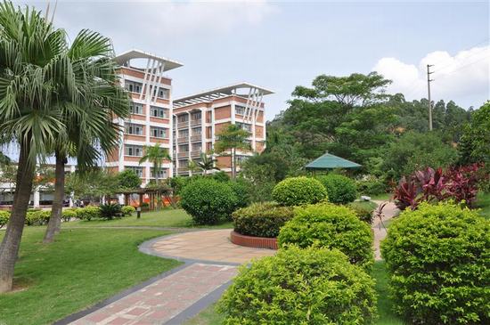 學校(xiào)綠(lǜ)化(huà)效果圖